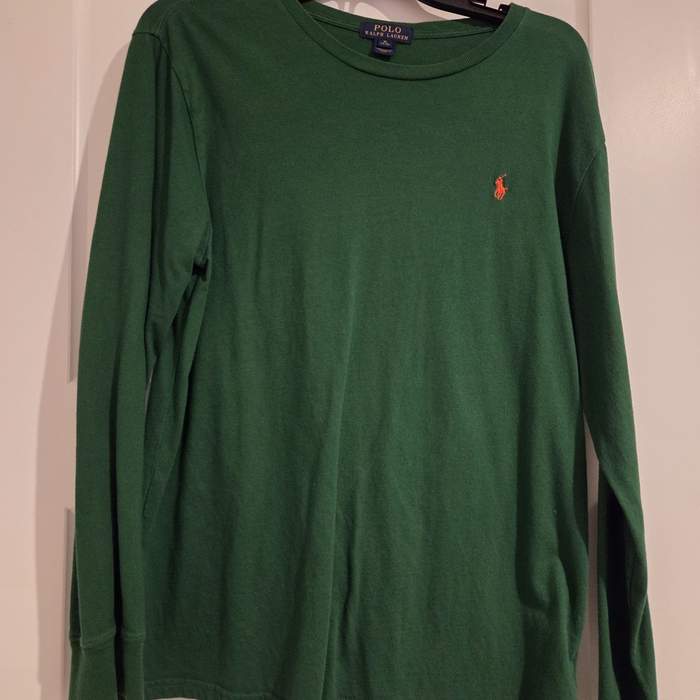 Polo by Ralph Lauren Green Long Sleeve Shirt